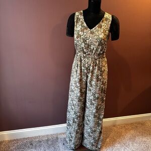 Sage The Label Green Floral Sleeveless Romper from PRIMM Boutique